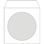 Koverat 126x126 za CD sa prozorom