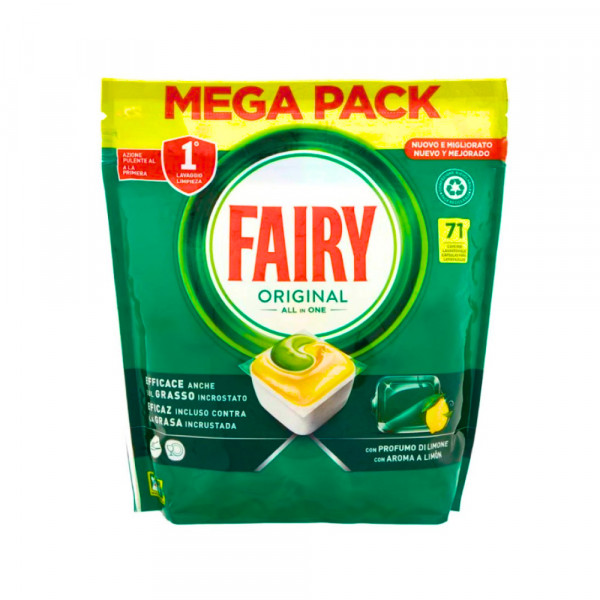 Hemija_J076_237725392.jpg Kapsule za sudomašinu Fairy All in One LEMON 1/71 - Slika 1