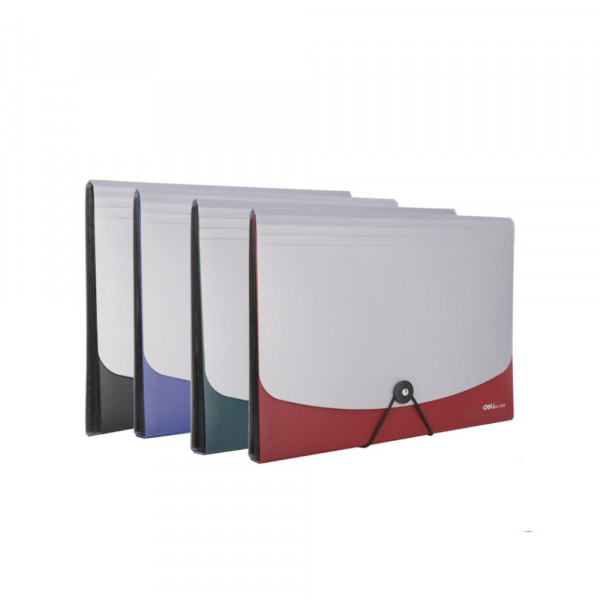 Deli_H370_263457772.jpg Fascikla A4 13 pregrada Deli E5558 - Slika 1