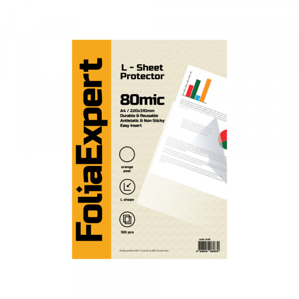 Expert_J428_174961460.jpg L folija 80 mic 1/100 FOLIAEXPERT A4+ Orange Peel - Slika 1