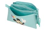 MICKEY FUN WITH FRIEDNS prazna pernica sa 3 pregrade - tirkizna - Slika 6