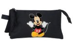 MICKEY CHEERFUL prazna pernica sa 3 pregrade - crna - Slika 2