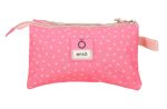 ENSO GARDEN PARTY prazna pernica sa 3 pregrade - pink - Slika 2