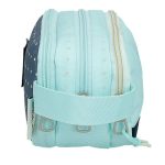 PEPE JEANS DALMA prazna pernica sa 3 pregrade - tirkizna