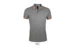 PASADENA MEN muška polo majica sa kratkim rukavima - Grey melange , M - Slika 2