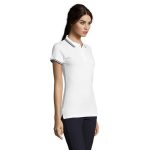 PASADENA WOMEN ženska polo majica sa kratkim rukavima - Bela/teget , XL