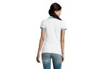 PASADENA WOMEN ženska polo majica sa kratkim rukavima - Bela/aqua , S - Slika 5