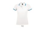 PASADENA WOMEN ženska polo majica sa kratkim rukavima - Bela/aqua , S - Slika 6