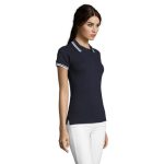 PASADENA WOMEN ženska polo majica sa kratkim rukavima - Teget/bela , XXL