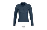 PODIUM ženska polo majica sa dugim rukavima - Teget , XL - Slika 5