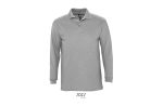 WINTER II muška polo majica sa dugim rukavima - Grey melange , 3XL - Slika 2