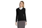 GALAXY WOMEN ženski džemper na V izrez - Crna , XL - Slika 2