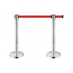 Stub barijera AM 7520 hrom, 90cm sa trakom 2,5m - Slika 2