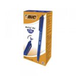 Hemijska olovka Bic Round stick click plava - Slika 2