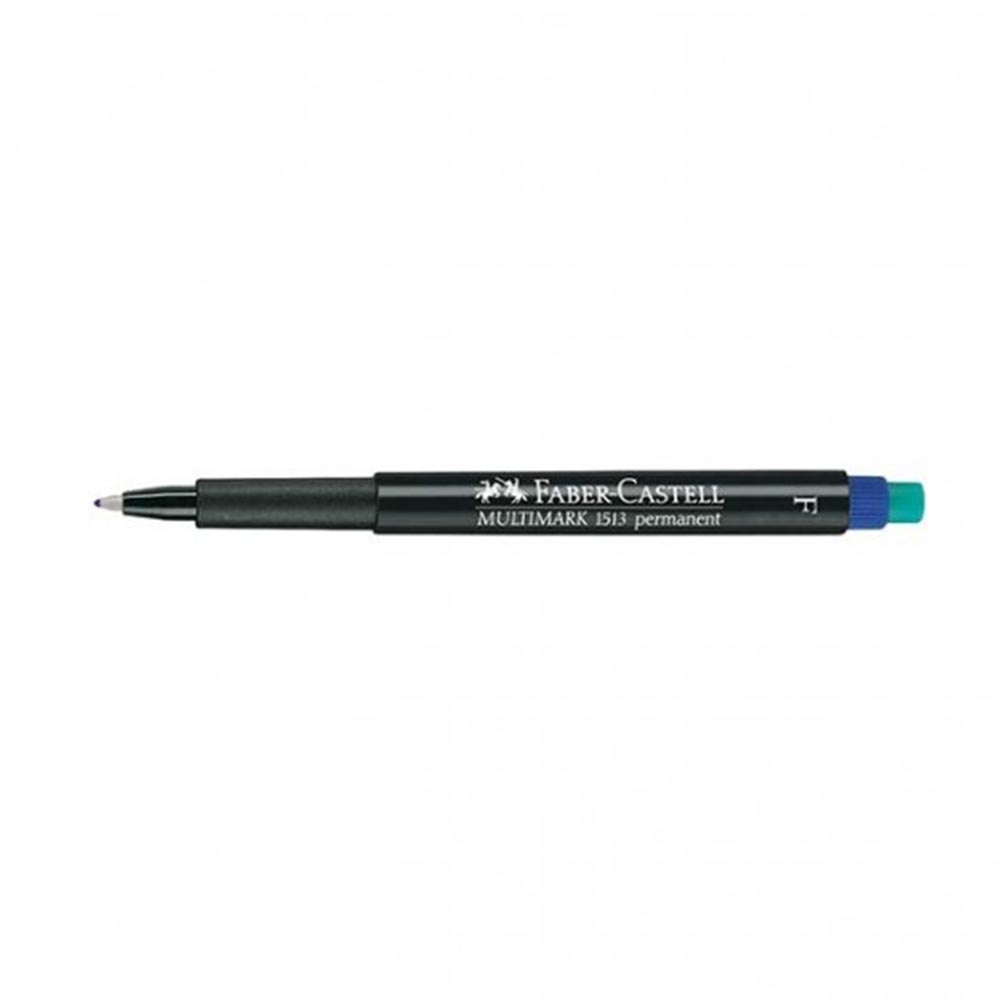 faber-castell_3810d_40959305.jpg Flomaster OHP F 0,6mm Faber Castell plavi 07487 - Slika 1