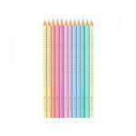 Drvene bojice Faber Castell Grip Sparkle pastel metalna kutija 1/12... - Slika 2