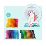 Flomaster set Faber Castell 1/33 Connector Unicorn met. kut. 155544 - Slika 2