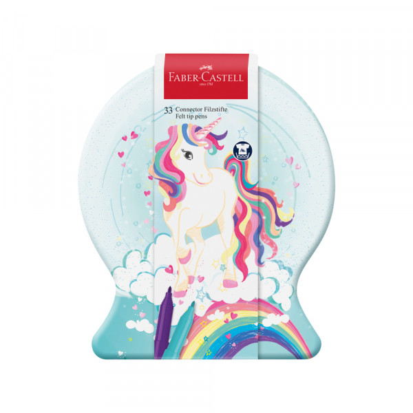 faber-castell_g200d_30588496.jpg Flomaster set Faber Castell 1/33 Connector Unicorn met. kut. 155544 - Slika 1