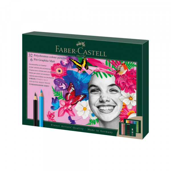 faber-castell_j389d_37947533.jpg Drvene Bojice Faber Castell Polychromos 1/40 + pitt graph mat 210053 - Slika 1