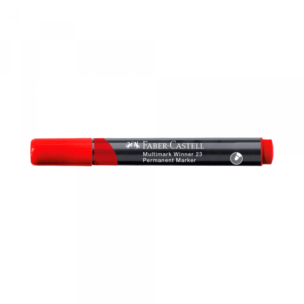 faber-castell_k276d_23310997.png Permanent Marker Faber Castell Winner crveni obli 453323 - Slika 1