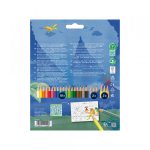 Drvene Bojice Faber Castell Dino Klasik 1/18+3 met+3 neon + stikeri... - Slika 3