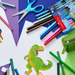 Flomaster školski Faber Castell 1/10+3 Dinosaur 554214 - Slika 2