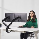 Nosač monitora Fellowes Eppa Essi Dual siva 9683301 - Slika 3