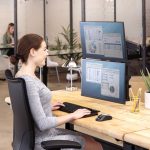 Nosač monitora Fellowes Platinum series dual Stacking 8043401 - Slika 3