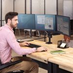 Nosač monitora Fellowes Platinum Series trostruki 8042601 crni - Slika 3