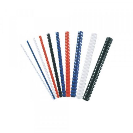 Spirala PVC 12 mm 1/100 Fellowes bela