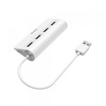 USB HUB Hama 4 porta, USB A 2.0, beli - Slika 2