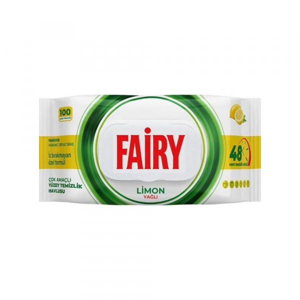 hemija_l690d_65635063.png Maramice vlažne Fairy višenamenske za čišćenje 100 kom - Slika 1