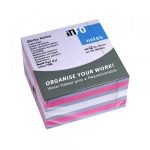 Kocka samolepljivi listići INFO NOTES 450 lis, 75x75 violet mix 56...