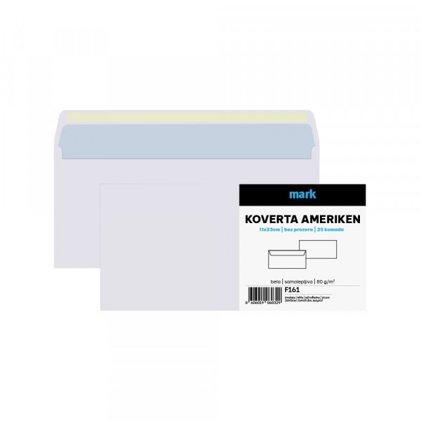 mark-koverte_f161d_95425801.jpg Koverta ameriken MARK BP 11x23cm 25 kom - Slika 1