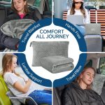 Putno ćebe Memoform Relax 2u1 sivo - Slika 2