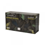 Rukavice NITRIL bez pudera Sinomedic S 1/100 crne