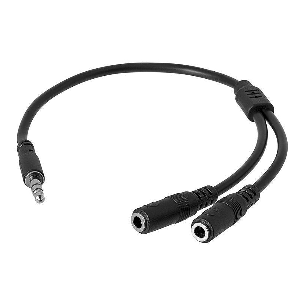 no-brand_1302v_89945557.jpg Adapter AUX 3.5mm 3p – 2 x AUX 3.5mm 3p - Slika 1