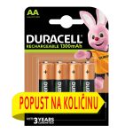 Baterija Duracell punjiva AA HR6 1300mAh