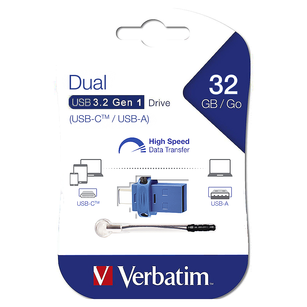 no-brand_4924v_141709853.jpg USB memorija Verbatim Dual (USB – USB tip C) 32GB 3.2 - Slika 1