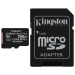 MicroSD Kingston (+ SD adapter) 256GB klasa 10 - Slika 2