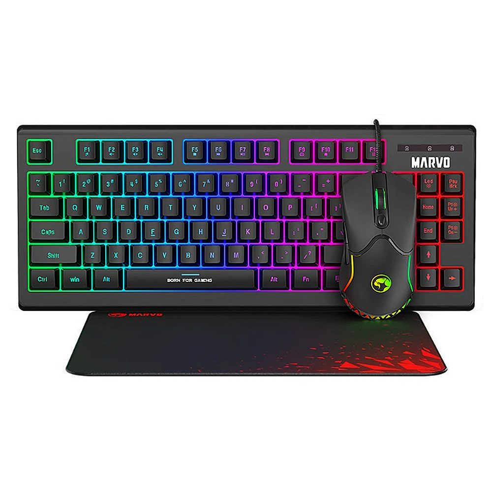 no-brand_6384v_83671270.jpg Tastatura & miš & podloga Marvo CM310 usb gejmerski - Slika 1