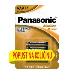 Baterija Panasonic alkalna AAA LR03