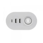 Produžni kabl SL3000 3 utičnice, 1,5m USB A/C, beli - Slika 5