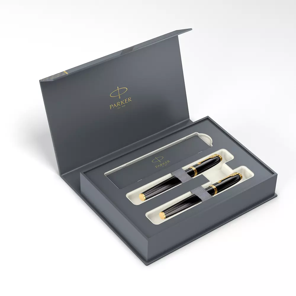 parker_pk68285e_80167036.webp PARKER ROYAL DUO set RO+NP IM Black GT - Slika 1