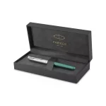 PARKER Royal NP Sonet Silver Green CT F - Slika 6