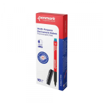 OHP marker sa gumicom Penmark HS-205 0.3mm crni - Slika 2