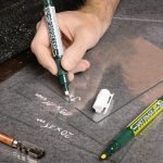 Marker tečna kreda Pentel Weterase SMW26 crna - Slika 2