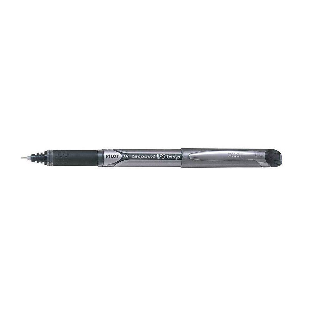pilot_5505d_91756904.jpg Roler PILOT Hi-Tecpoint V5 GRIP 0.5mm crni 279690 - Slika 1