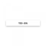 TZ2-231 crna na belo 12mm - Slika 2