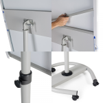 Tabla flipchart mobilna, sa držačima papira, Rocada RD-618 - Slika 5